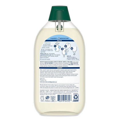 Seventh Generation Free & Clear Ultra-Concentrated 66-Loads Laundry Detergent – 23.1 fl oz