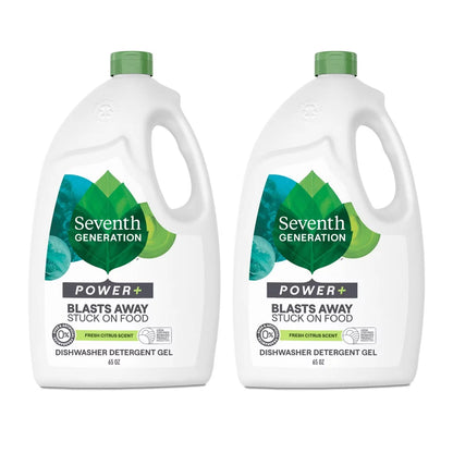 Seventh Generation 2 Pack/4lbs Each Ultra Power Plus Dishwasher Detergent Gel