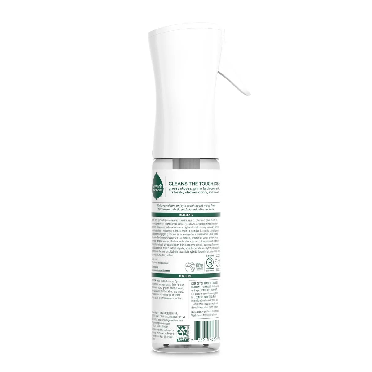 Seventh Generation Fresh Ultra Deep Multi Surface All Purpose Cleaners - 9.4 fl oz: Liquid, Spray Bottle, Mirrors, Granite