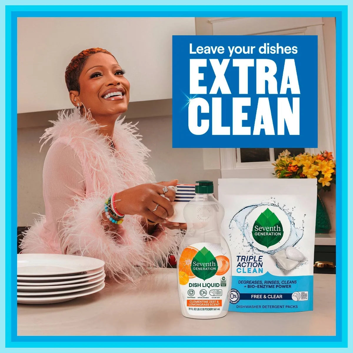 Seventh Generation Free & Clear Liquid Dish Soap