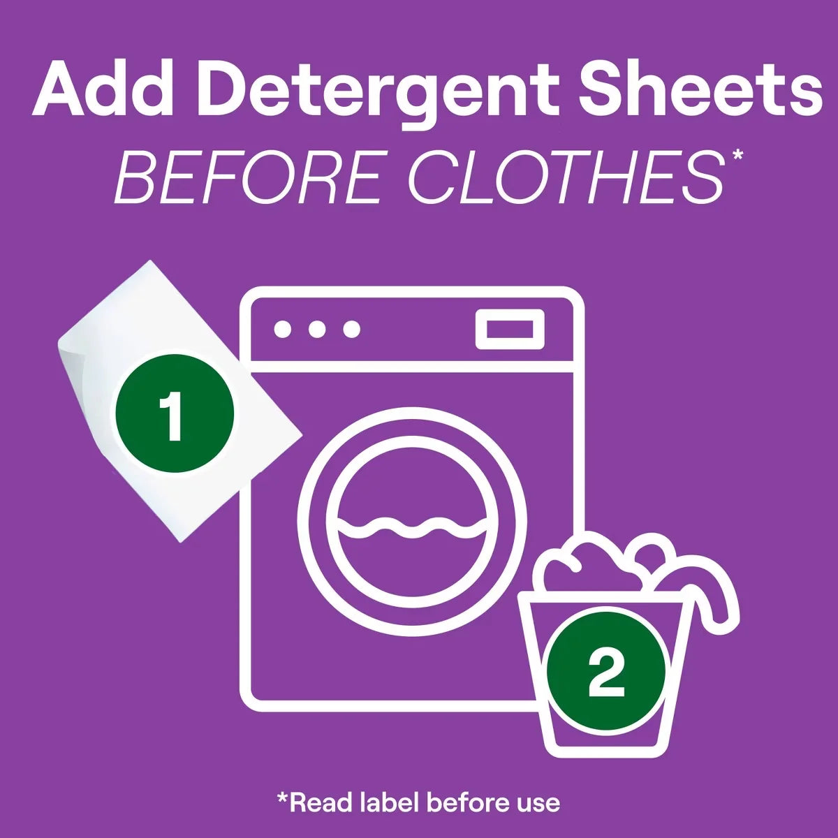 Seventh Generation Laundry Detergent Sheets - Fresh Lavender - 32ct: Box, Dye-Free, 64 Uses