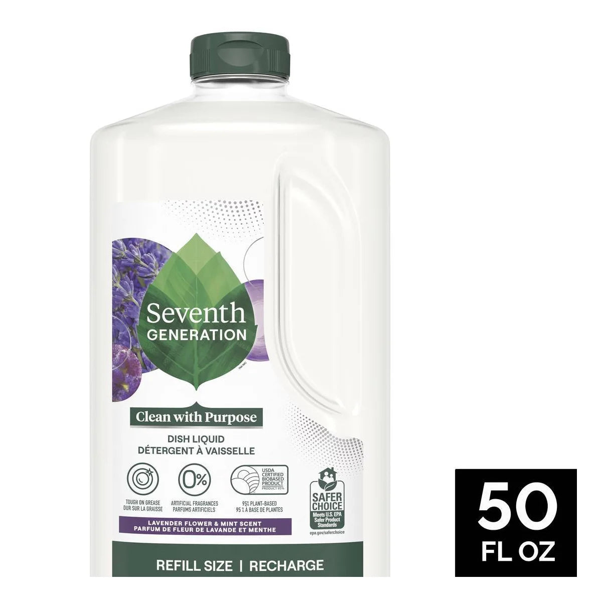 Seventh Generation Lavender & Mint Dish Liquid Soap