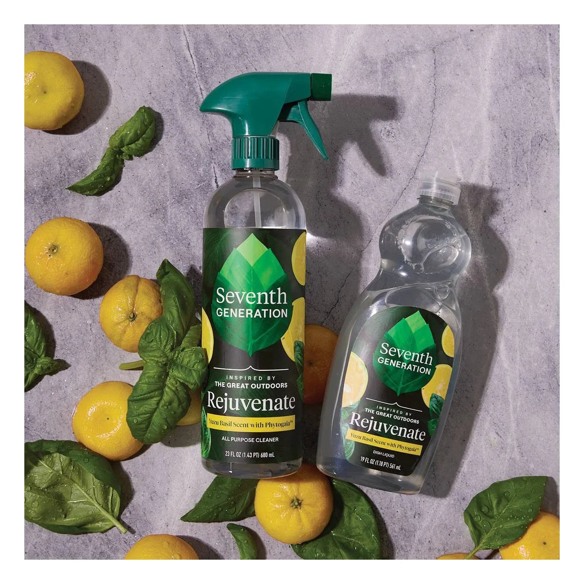 Seventh Generation Rejuvenating Yuzu Basil Liquid Dish Soap - 19 fl oz