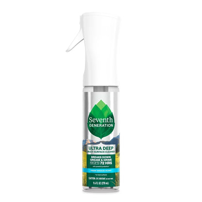 Seventh Generation Fresh Ultra Deep Multi Surface All Purpose Cleaners - 9.4 fl oz: Liquid, Spray Bottle, Mirrors, Granite
