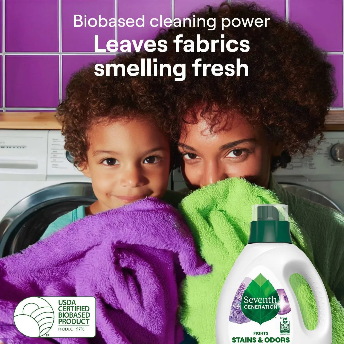Seventh Generation Liquid Laundry Detergent Soap - Fresh Lavender Scent