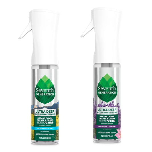 Seventh Generation 9.4 fl oz Lavender Ultra Deep Multi Surface All Purpose Cleaners + 9.4 fl oz Fresh Ultra Deep