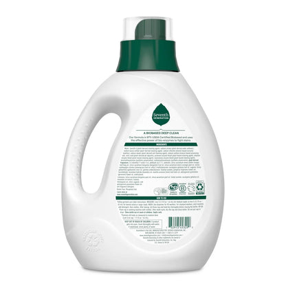Seventh Generation Liquid Laundry Detergent 60 Loads - Fresh Scent - 90 fl oz: Phosphate-Free, Animal By-Product-Free