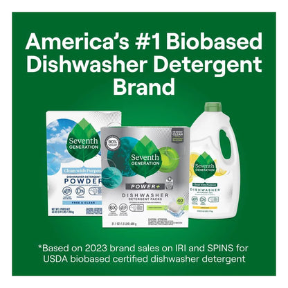 Seventh Generation Fresh Citrus Natural Power Plus Dishwasher Detergent Packs