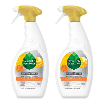 Seventh Generation 2pk/26oz Each Lemongrass Citrus Disinfecting Multi-Surface Cleaner