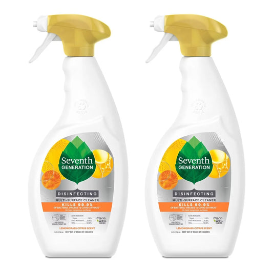 Seventh Generation 2pk/26oz Each Lemongrass Citrus Disinfecting Multi-Surface Cleaner