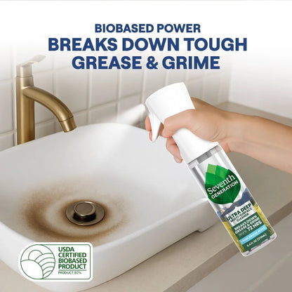 Seventh Generation Fresh Ultra Deep Multi Surface All Purpose Cleaners - 9.4 fl oz: Liquid, Spray Bottle, Mirrors, Granite