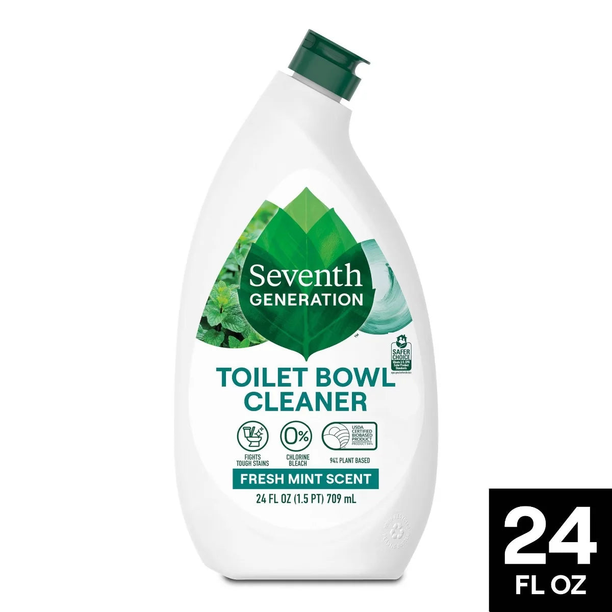 Seventh Generation Mint Toilet Bowl Cleaner - 24 fl oz