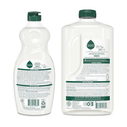Seventh Generation 50 fl oz Lemongrass & Clementine Dish Liquid Soap + 19 fl oz Dish Liquid Soap