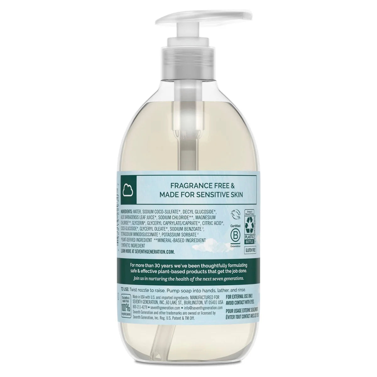 Seventh Generation Liquid Hand Soap - 12 fl oz