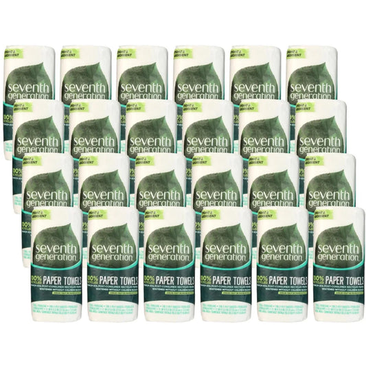 Seventh Generation 100% Recycled Paper Towels - Case of 24/1 pack, 156 sheets