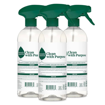 Seventh Generation 3pk/23 fl oz Each Lemon All Purpose Cleaner Spray
