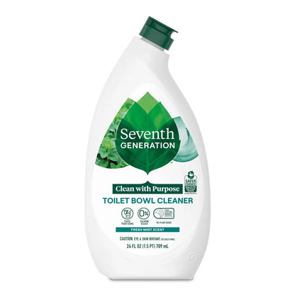 Seventh Generation 70ct Lemongrass Citrus Disinfecting Wipes + 24oz Mint Toilet Bowl Cleaner + 26oz Lemongrass Citrus Disinfecting Bathroom Cleaner