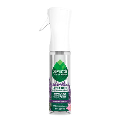 Seventh Generation Lavender Ultra Deep Multi Surface All Purpose Cleaners - 9.4 fl oz: Spray Bottle, Liquid Cleaner, Mirrors & Countertops