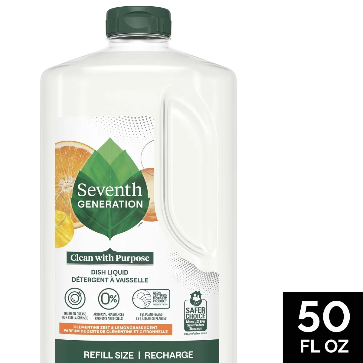 Seventh Generation Lemongrass & Clementine Dish Liquid Soap