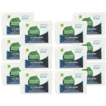 Seventh Generation Recycled White Paper Napkins - Case of 12/250 ct