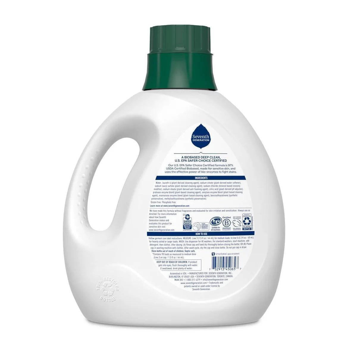 Seventh Generation Liquid Laundry Detergent - Free & Clear