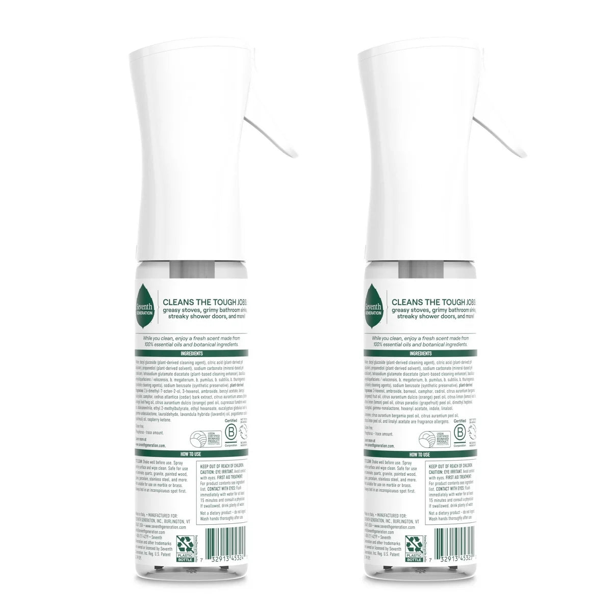 Seventh Generation 9.4 fl oz Lavender Ultra Deep Multi Surface All Purpose Cleaners + 9.4 fl oz Fresh Ultra Deep
